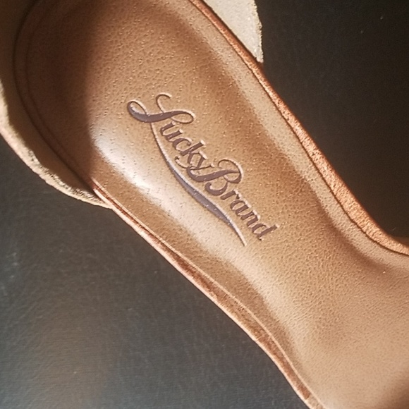 Lucky Brand 🍀 Sleek Strappy Snakeskin Heels - Picture 3 of 8